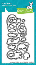 Lawn Fawn Cuts YOU ARE SUBLIME DIE Metal Craft 16pc
