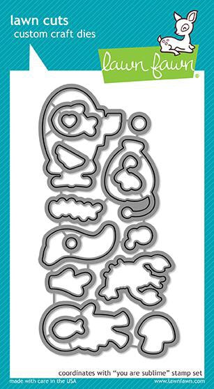 image_86803a42-11c7-4ead-a9ed-a09126881695.jpg Lawn Fawn Cuts YOU ARE SUBLIME DIE Metal Craft 16pc - Image 1