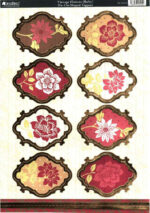 Kanban VINTAGE FLOWERS DieCut Card Topper - Image 2