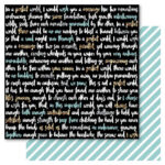 Bella! New York PERFECT WORLD 12x12 Scrapbook Paper