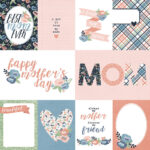 Simple Stories MOM’S DAY 12x12 Scrapbook Paper Kit 16pc - Image 2