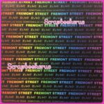 Neon FREMONT STREET 12"X12" Downtown Las Vegas Scrapbook Paper - Image 2