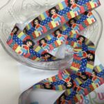 Wonder Woman Cute Girl Character Ribbon 1 yard