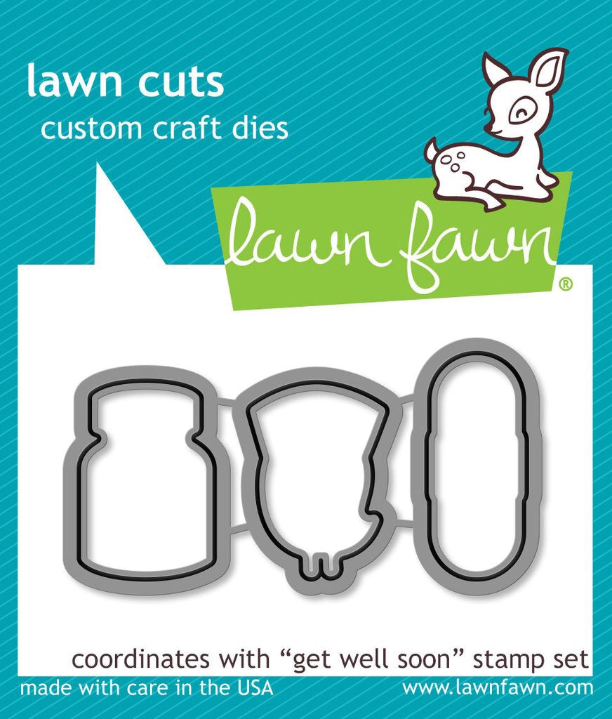 image_8a0b5ea7-9616-48f3-9f69-9a6293c3c39b.jpg Lawn Fawn Cuts GET WELL SOON Custom Craft Die - Image 1