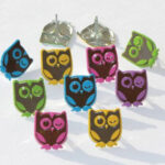 Eyelet & Outlet WINKING OWL Brads 12pc