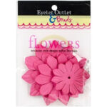 Eyelet Outlet & Brads Paper FLOWERS 40 pc - Image 4