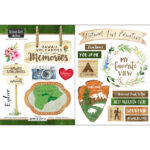 National Park HAWAII VOLCANOES KIT Paper & Stickers 3pc - Image 4