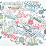 49 and Market Vintage Artistry TRANQUILITY CHIPBOARD WORD SET - Image 4