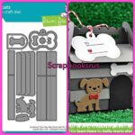 Lawn Fawn Cuts Scalloped Treat Box DOG HOUSE Custom Craft Die 11pc - Image 2