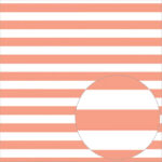 Bazzill Cardstock 12"X12" ROSELLE STRIPE 1 Sheet