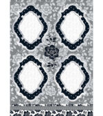 Kanban LARGE FRAMES Paper Craft DieCut Card Topper 8pc - Image 2