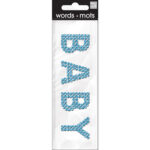 Me & My Big Ideas BABY Rhinstone Words 1pc - Image 2