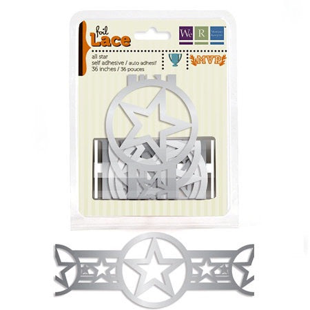 image_8d9c2b68-9b72-47e9-aa7d-ea61601e13b2.jpg We R Memory Keepers Basketball FOIL LACE Self Adhesive 36in - Image 1