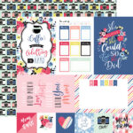 Echo Park I AM MOM 12x12 Scrapbook Paper Kit 8pc - Image 2