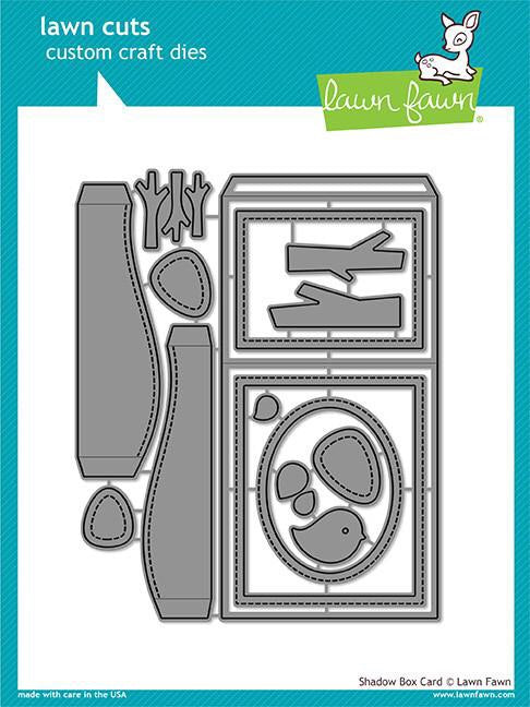 image_8e4ec4a0-eec6-40f5-a4c8-0ea22635a02c.jpg Lawn Fawn Cuts SHADOW BOX CARD Custom Craft Die 16pc - Image 1