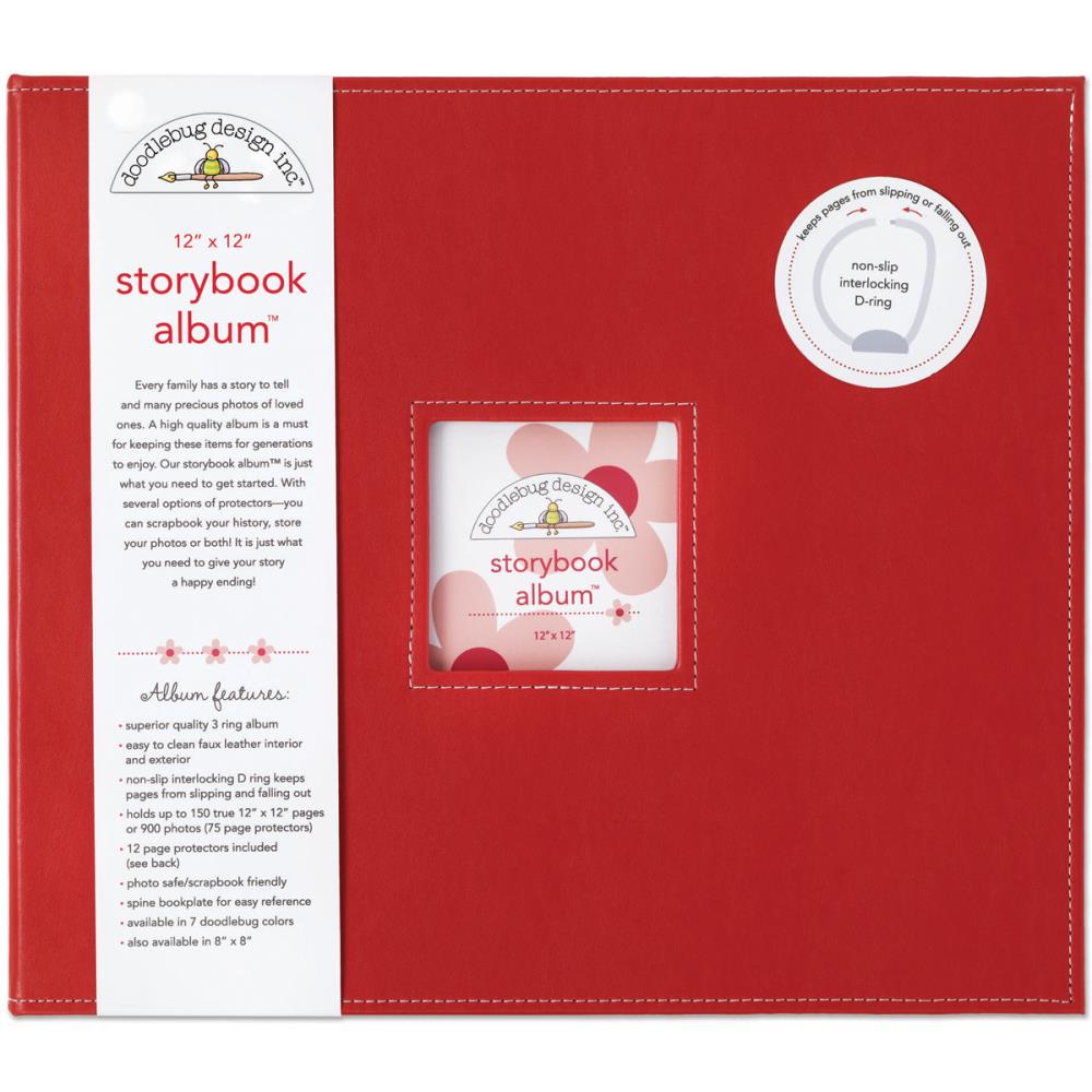 image_8ea33475-77ee-419c-bb70-1428a64786b2.jpg Doodlebug STORYBOOK ALBUM LADYBUG 12”X12” D-Ring Scrapbook - Image 1
