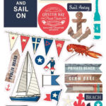 Carta Bella YACHT CLUB Adhesive Chipboard