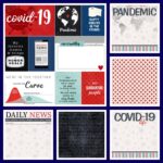 Covid-19 LIFE TITLE Double Sided 12X12 Paper Scrapbook Customs - Image 4