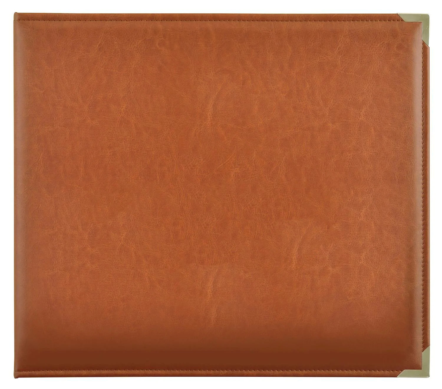 image_900891b1-abfa-404d-8a79-218ec7c66efc.jpg Kaisercraft PU LEATHER TAN 12”X12” D-Ring Scrapbook Album - Image 1