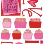 Doodlebug SWEET THINGS Cardstock Stickers 37 pc