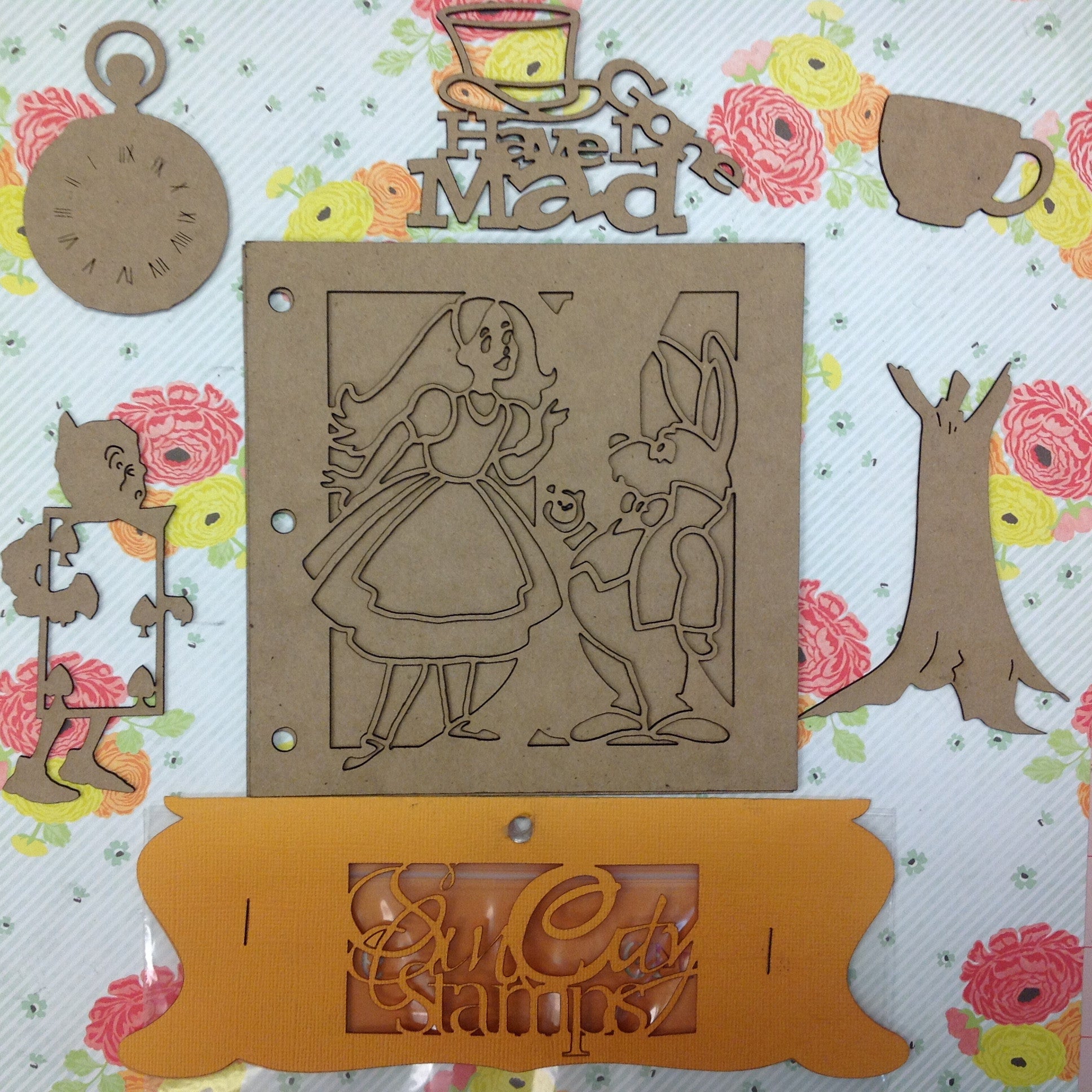 image_919de0dc-2432-4044-86df-0d417f011c96.jpeg Sin City Stamps WIZARD OF OZ 3 Chip Board Album 6"X6" - Image 1