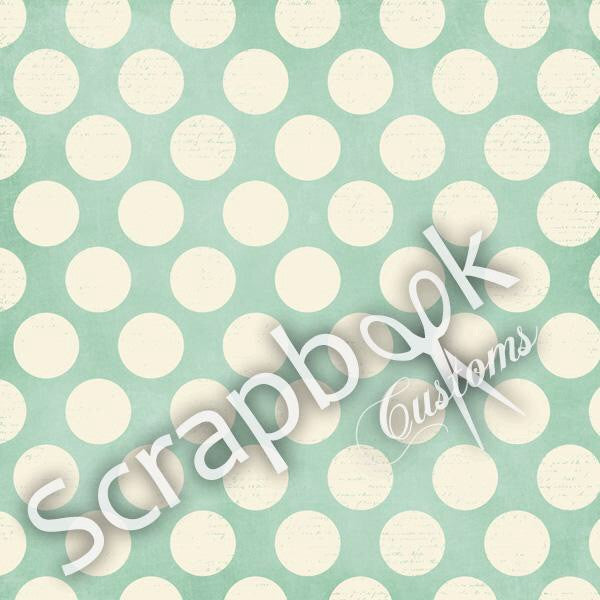 image_924b58e2-7a6f-4b46-abc3-15c4a9158ed2.jpg Scrapbook Customs MOM BIG DOTS 1 Sheet Scrapbook Paper 12"X12" - Image 1