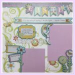 Storytellers Sweet Spring EASTER PAGE KIT (2) 12"X12" Scrapbook Layouts - Image 2