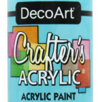 DecoArt Crafter's Acrylic ISLAND BLUE Acrylic Paint 2oz