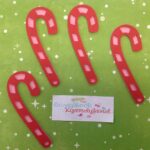 Christmas CANDY CANE Custom  Scrapbook Die Cuts - Image 2