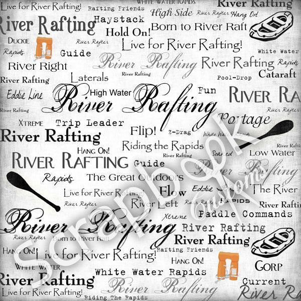 image_95270b70-64e9-4e6d-8f40-82d33945dc09.jpg RIVER RAFTING LIVE FOR Scrapbook Customs 1 Sports Sheet - Image 1