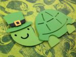 St. Patricks Day 3D TURTLE Diecut Die Cut - Image 3