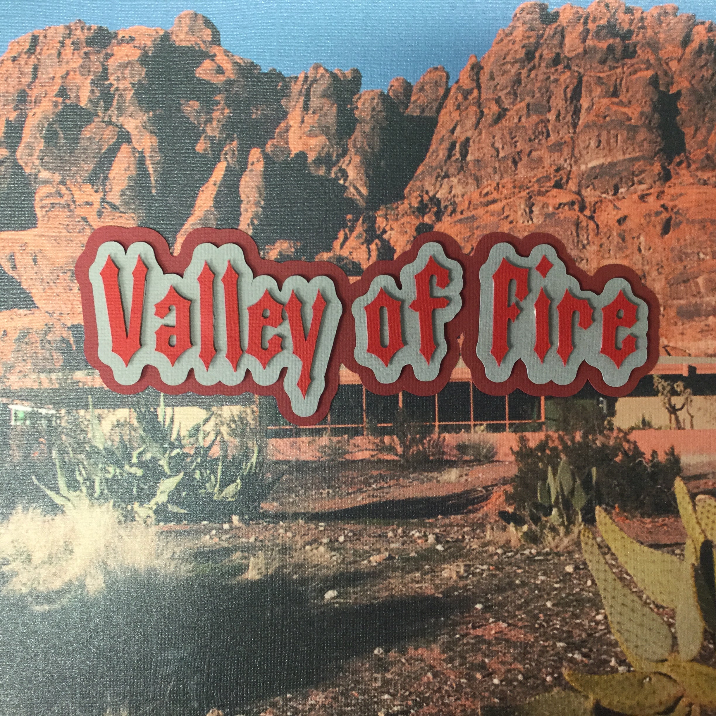 image_9580a76a-c69e-4e02-abc7-116f5801d4fb.jpg VALLEY OF FIRE Las Vegas Travel Title DieCuts - Image 1