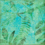TROPICAL FERN GREEN Scrapbook Customs 1 12"X12" Sheet Paper