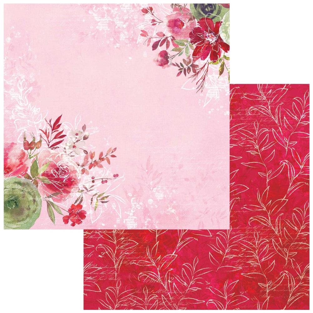 image_9645bdff-a0a2-4b33-a31f-d56dbcec5869.jpg 49 and Market ArtOptions Rouge SWEET NOTHINGS 12"X12" Scrapbook Paper - Image 1