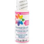 Delta Ceramcoat Protect SPARKLE GLAZE 2oz