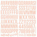 Simple Stories COLOR VIBE BLUSH Foam Alpha Letter Stickers