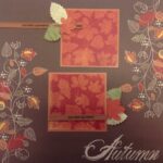 Premade Scrapbook Page (1) 12"x12" AUTUMN SPLENDOR