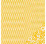 Pebbles CHEVRON Basics 12"X12" Scrapbook Paper - Image 4