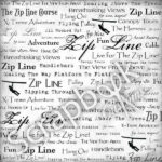 ZIP LINE LIVE FOR Scrapbook Customs 12"x12" Sports