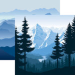 Reminisce SCENIC VIEW 12"X12" Scrapbook Kit 11pc - Image 2