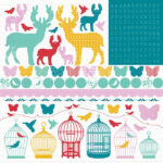 Kaisercraft HUMMINGBIRD 12"X12" Cardstock Sticker Sheet