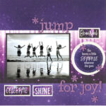 Reminisce ULTRAVIOLET Scrapbook Paper Pack 2pc - Image 4