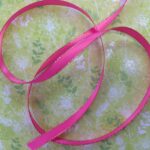 May Arts 3/8" Satin With Gold Edge Ribbon 1Yard - Image 3