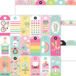 Doodlebug Hello Again JUST BECAUSE 12"X12" Cardstock Paper