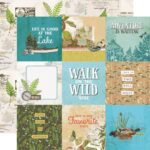 Simples Stories Simple Vintage Lakeside 4x4 ELEMENTS 12"X12" Paper
