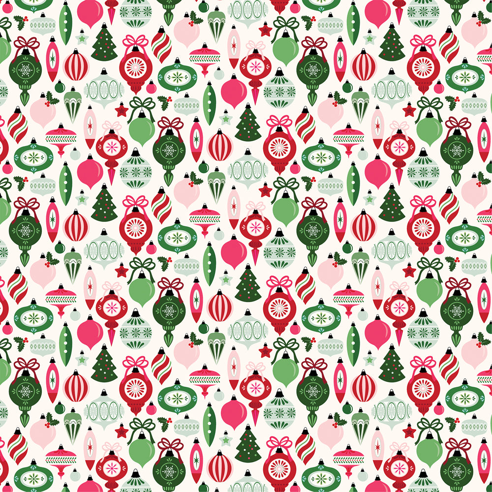 image_9c8d56d1-8b5e-4176-90d0-93bc1896f640.jpg Echo Park 12"x12" TRIM THE TREE Merry And Bright Collection - Image 1