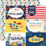 Echo Park UNDER THE SEA Scrapbook Paper Kit 12”X12” 10pc - Image 6