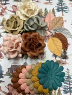Sweet Roses 4” Leaves and Daisies IN THE FOREST  15pc - Image 2