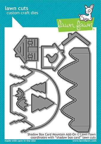 image_9cf03a7a-b81a-4f5a-a429-73767bd00276.jpg Lawn Fawn Cuts Shadow Box Card MOUNTAIN ADD-ON Craft Dies - Image 1