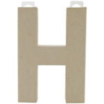 Darice Paper Mache Alphabet Letters A-H 5.5"X8" - Image 8